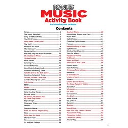 THE PEANUTS MUSIC ACTIVITY BOOK - AN INTRODUCTION TO MUSIC
