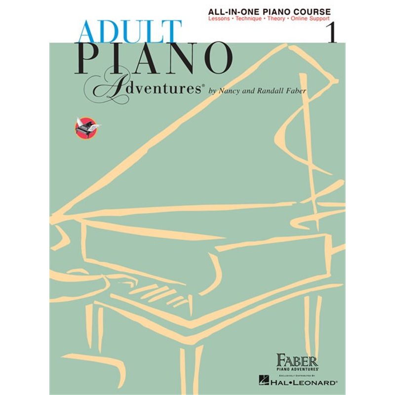 ADULT PIANO - ALL-IN ONE PIANO COURSE 1 (BOOK WITH MEDIA ONLINE)
