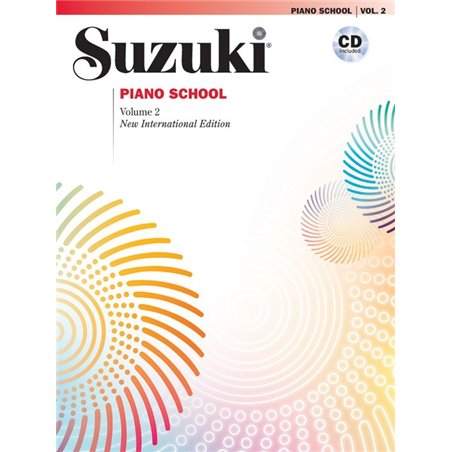SUZUKI PIANO SCHOOL VOLUME 2 - NEW INTERNATIONAL EDITION (INCLUDED CD)