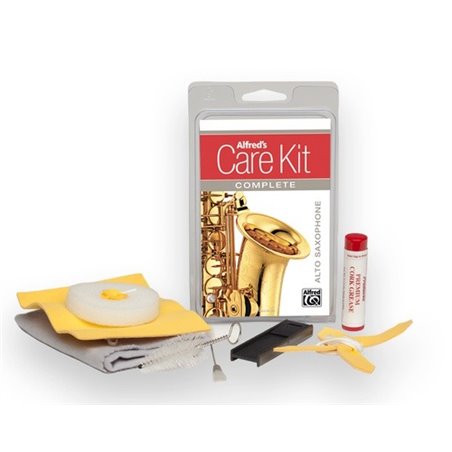 ALTO SAXOPHONE. Alfred's care kit complete