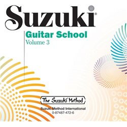 CD - SUZUKI GUITAR SCHOOL VOLUME 3