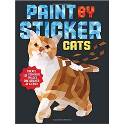 PAINT BY STICKER. CATS