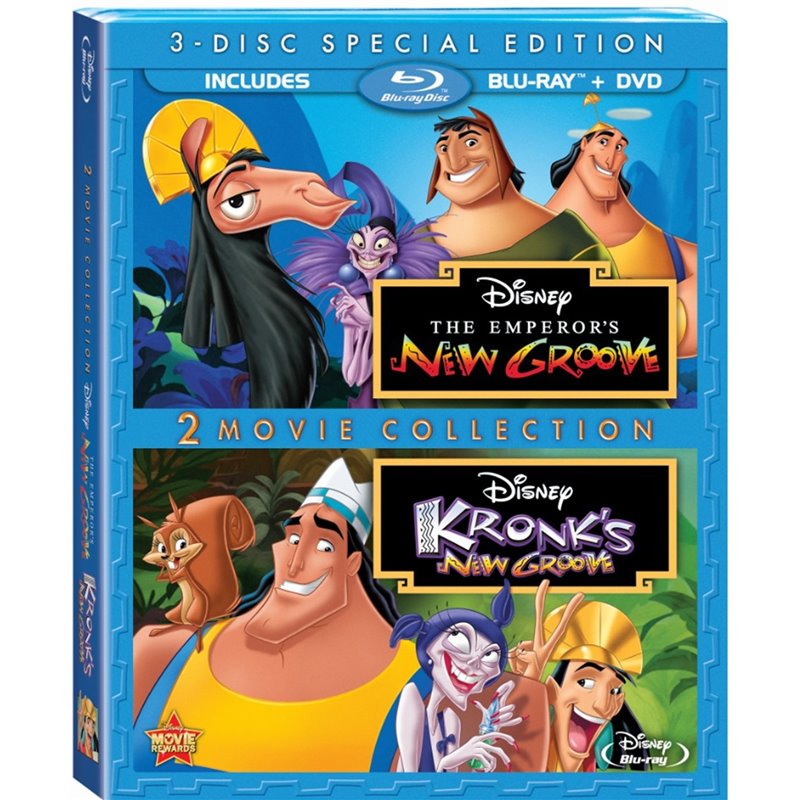 Blu-ray. THE EMPEROR'S NEW GROOVE, 2 MOVIE COLLECTION