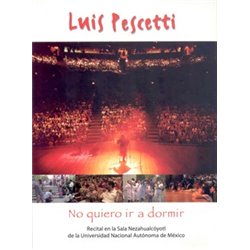 DVD. Luís Pescetti. NO QUIERO IR A DORMIR