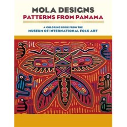 Libro de colorear. MOLA DESIGNS: Patterns from Panamá