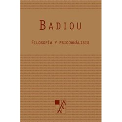 Libro. BADIO - FILOSOFÍA Y PSICOANÁLISIS
