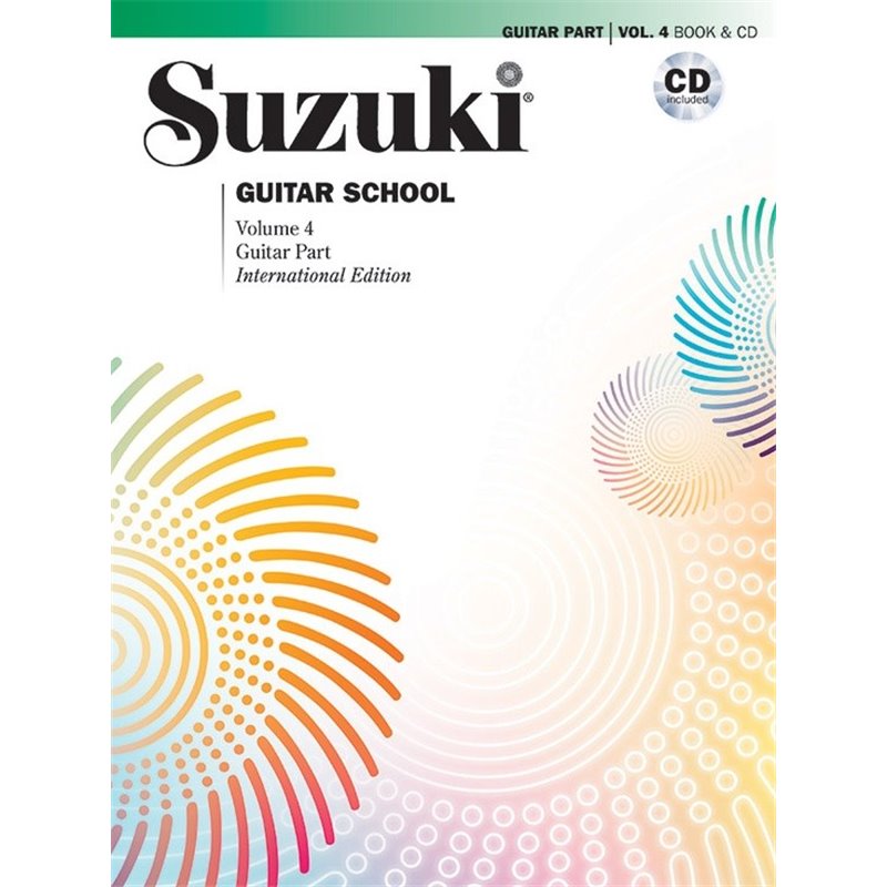 Libro. SUZUKI GUITAR SCHOOL VOLUMEN 4 - BOOK AND CD