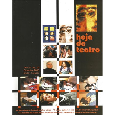 Revista. HOJA DE TEATRO. No. 10
