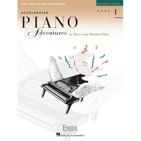 Libro. ACCELERATED PIANO ADVENTURES FOR THE OLDER BEGINNER Lesson Book 1