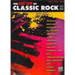 Partitura.  THE GIANT BOOK OF CLASSIC ROCK